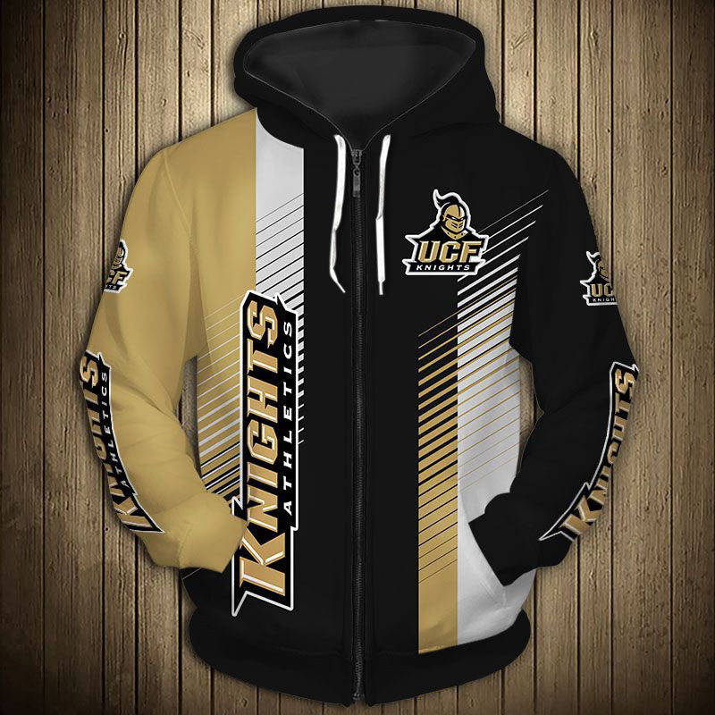 Ucf Knights Striped Hoodie - Charge On!